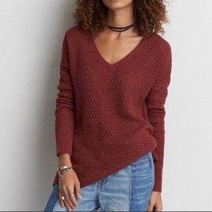 Maroon American Eagle Sweater // Medium